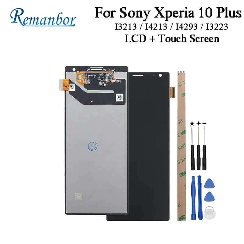 

Remanbor For Sony Xperia 10 Plus I4293 I3223 LCD Display and Touch Screen 6.5" Repair Parts For Sony Xperia 10 Plus I321 I4213