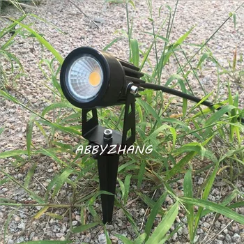 

12pcs IP65 Outdoor Landscape LED Lawn Light Lamp 220V 110V / DC12V 5W COB Garden Spot Light Spike Energy Saving CE & RoHS