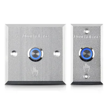 

1PCS Door Exit Switch with LED Blue Light Normally Open Normally Closed Door Release Button