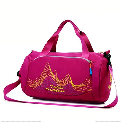 Сумка для плавания, спортивная сумка для путешествий и плавания, водонепроницаемая сумка для плавания, тренировочные сумки через плечо - Цвет: Rose Red
