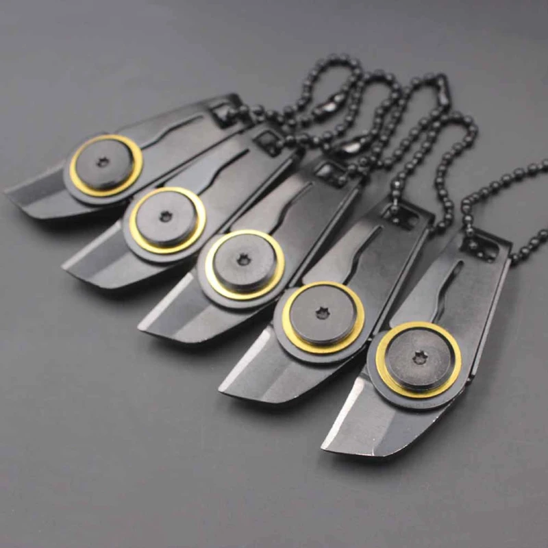 

Creative Mini Zipper Knife Portable Outdoor Survival Emergency Tool Foldable Stainless Steel EDC Key Ring Pocket Camping Tools