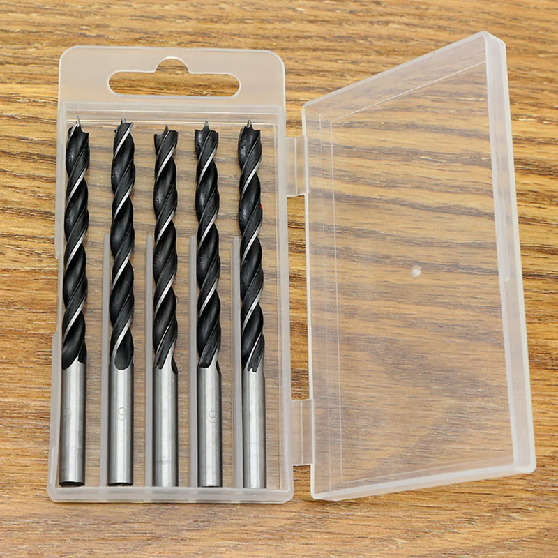 5pcs woodworking bit 3-point drilling tool for wood hole clearing 6 mm in diameter | Инструменты