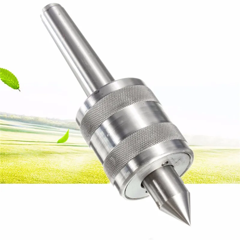 

MTGATHER MT2 Precision Rotary Live Center Shaft Taper 2 MT Triple Bearing Lathe CNC 0.02 Shaft