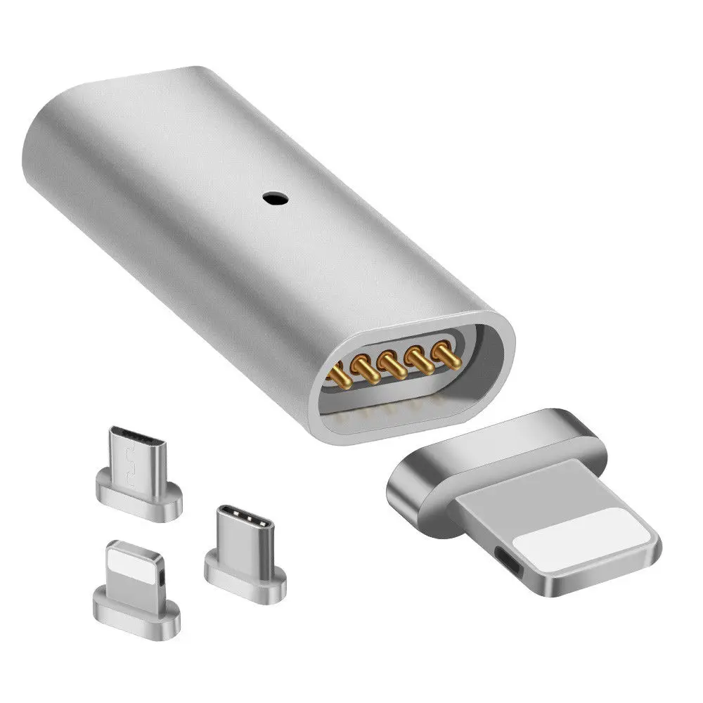 Magnetic Adapter For iphone Micro USB Type-c Cable Magnetic Connector Type C Adapter For Samsung Galaxy S9 S8 Huawei P20 Mate 10