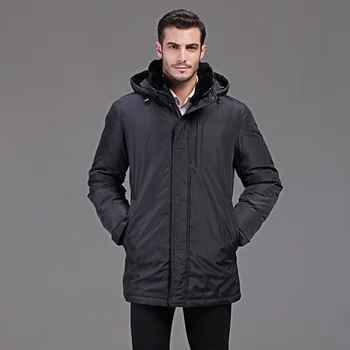 

winter Down jacket for men Europe and USA luxury Rex Rabbit collar duck down jacket Minus 40 degrees warm coat size 48-56 Q305