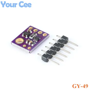 

2pcs GY-49 MAX44009 Ambient Light Sensor Module For Arduino With 4P Pin Header Module I2C IIC Output Lowest Power 1.7V-3.6V