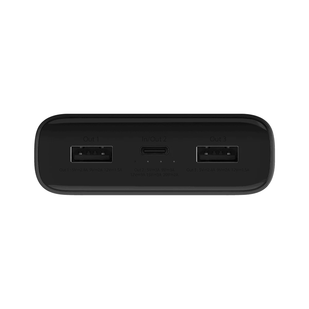 Оригинальная Xiaomi Mi переносная батарея для ноутбука power Bank 20000 мАч PLM07ZM