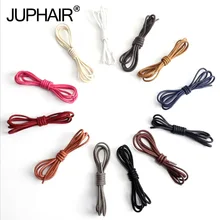 3 Pairs 60-140cm Fashion Casual Leather Laces High Quality Waxed Round Shoelaces Shoestring Boot Sports Shoes Cable Ropes Colors