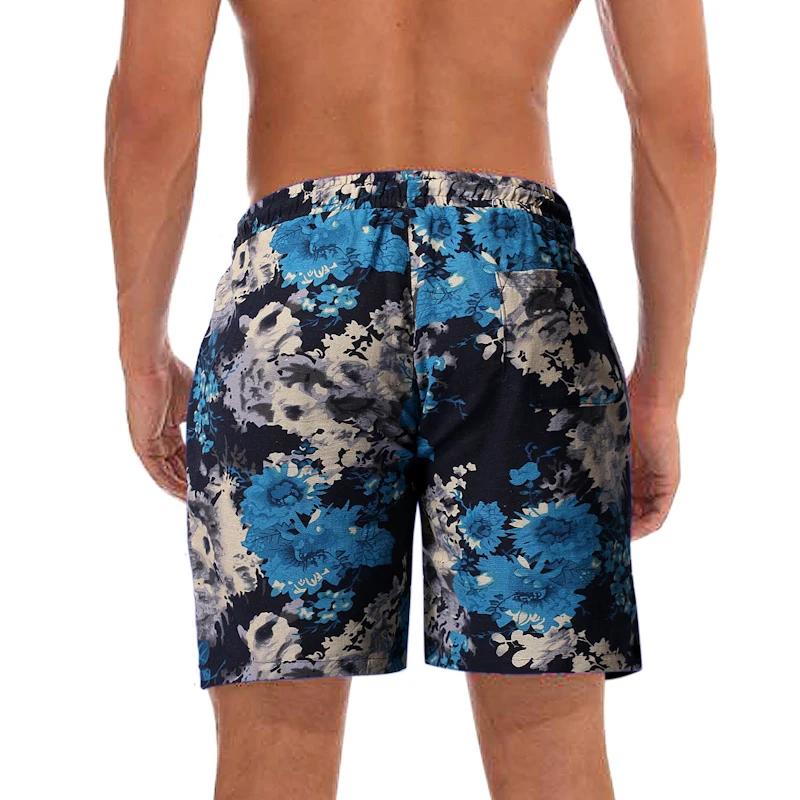 Мужские шорты для плаванья пляжные шорты с принтом Мужская одежда для плавания борд кототкое быстросохнущее Шорты для плавания штаны для серфинга Sunga Masculina