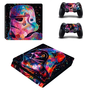 

Star Wars Darth Vader PS4 Slim Skin Sticker Decal Vinyl for Sony Playstation 4 Console and 2 Controllers PS4 Slim Skin Sticker