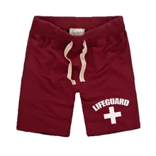 Одежда для спасателей, новинка, мужские шорты, летние пляжные шорты для мужчин, эластичная резинка на талии, чистый хлопок, повседневные мужские шорты с карманами