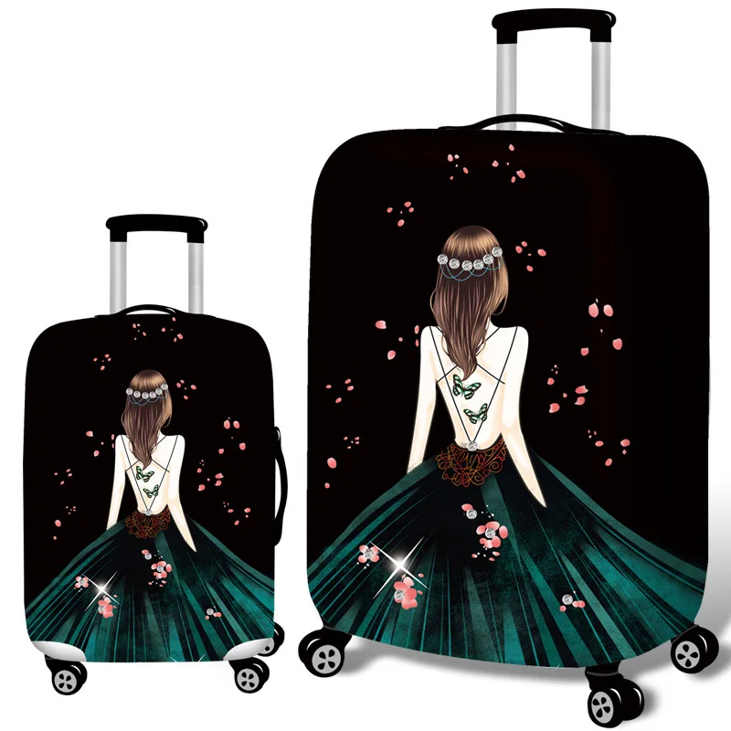 REREKAXI 3D платье принцессы дорожный костюм Чехол для багажа 18-32 дюймов тележка эластичная защита от пыли Чехол для багажа чехлы