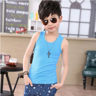 ZukoCert 3-Pack Toddler Boys Tank Tops Kids' Youth T-Shirt Cotton Kids Undershirt 