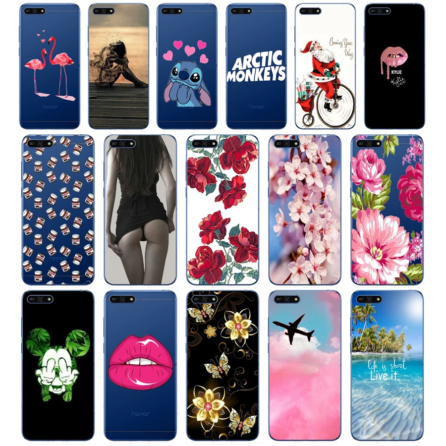 

05SX For Huawei Honor 7A 5.7"inch AUM-L29 Case Soft Silicon TPU Phone Back cover 360 Protective Case For Huawei Honor7A case