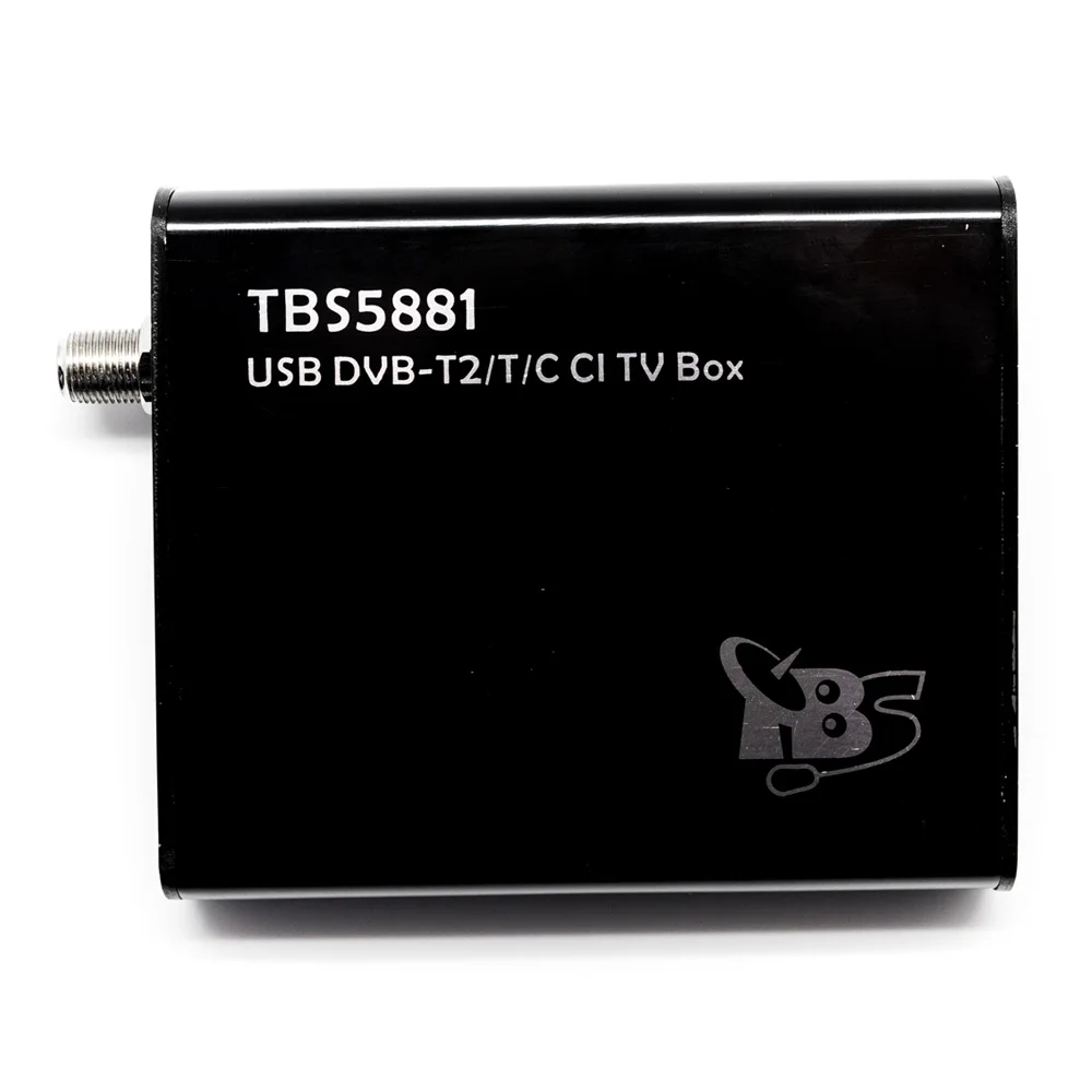 TBS5881 DVB T2 T C тюнер с CI для наземного кабеля FTA и платных ТВ каналов USB