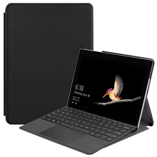Для microsoft Surface GO SurfaceGO 10 дюймов чехол для планшета ультра тонкий стенд с ручкой слот откидной держатель кожаный чехол