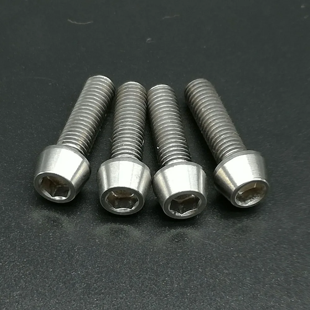 4 шт. титановые конические головки для болтов 5 х18 мм|ti bolt|bolt titapered bolts |