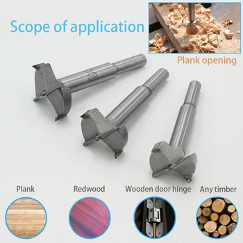 

Forstner Wood Drill Bit Self Centering Hole Saw Cutter Woodworking Tools Set 15mm,20mm,25mm,30mm,35mm Forstner Drill Bits