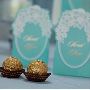

Free Shipping 50pcs/lot Baby Shower Favor Candy Box Treat Bag Wedding Favors Candy Box Gift Bags Event & Party Supplies
