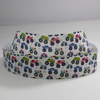 

50yards 7/8" 1" 1.5" 2" 3" 22mm 25mm 38mm 50mm 75mm car printed grosgrain ribbon for headband packing gift decoration