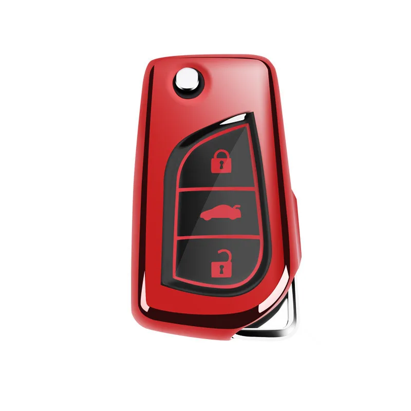 New-soft-TPU-Car-Remote-Key-Fob-Shell-Cover-Case-For-Toyota-Auris-Corolla-Avensis-Verso