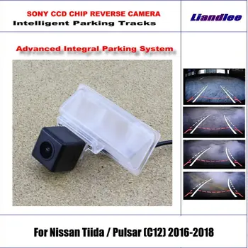 

Intelligentized Reversing Camera For Nissan Tiida / Pulsar (C12) 2016-2018 Rear View / 580 TV Lines Dynamic Guidance Tracks