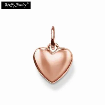 

Pink Heart Pendant, DIY Jewelry Accessories Thomas Style Glam Fashion Good Jewerly For Women,2017 Ts Gift ,Super Deals