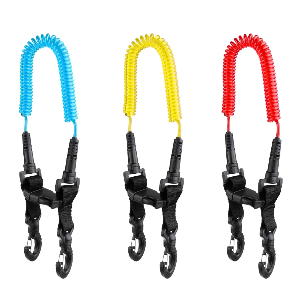 Buy 1 Pc 55cm/ 21.65" Scuba Diving Coil Camera Light Lanyard with Clips & Quick