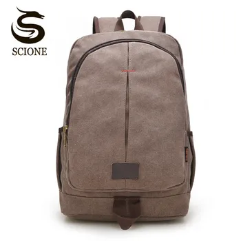 

Scione Fashion School Backpack Canvas Preppy Shoulder Bag Teenagers Student Laptop Backpacks Male/Female Travel Rucksack Mochila