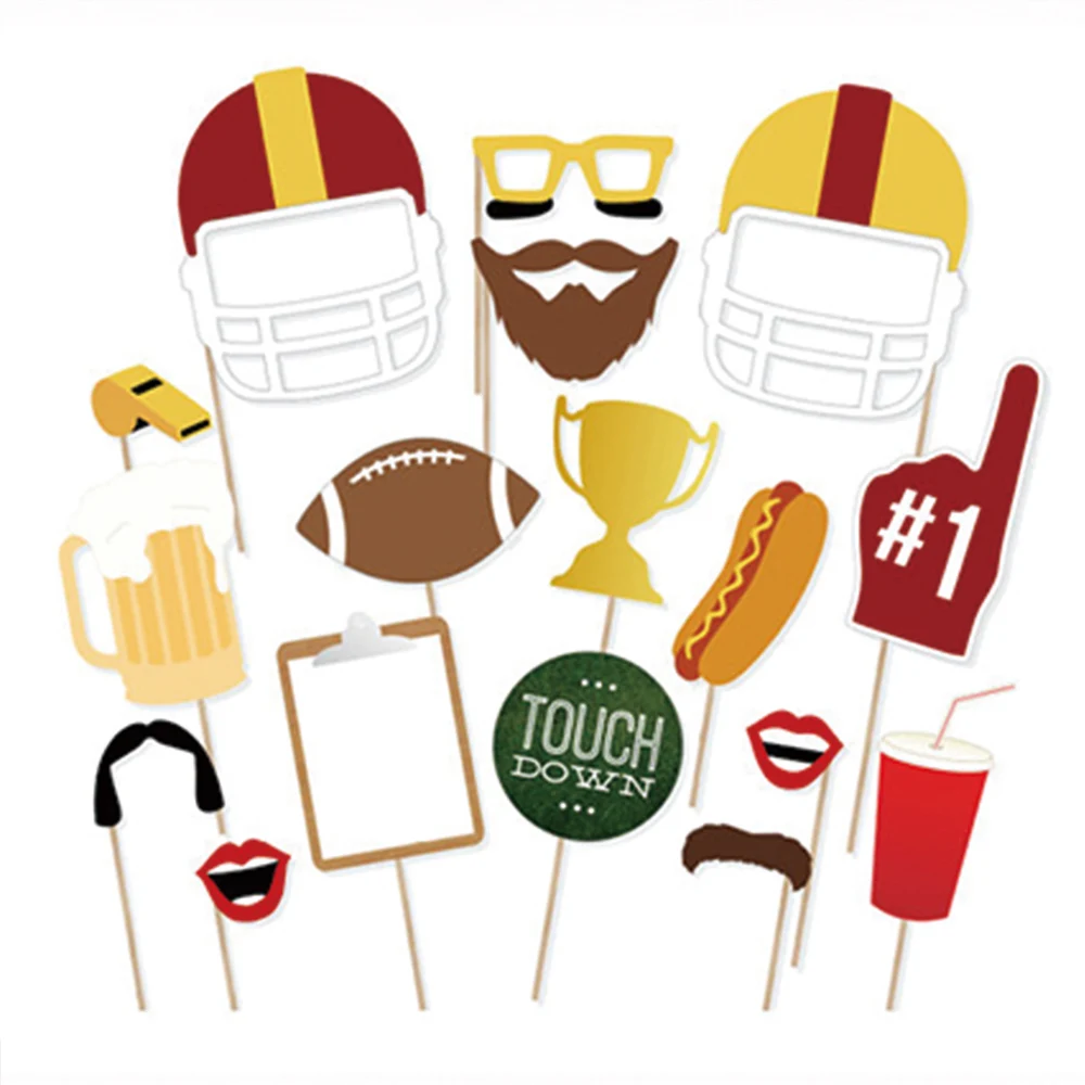 Super Bowl Party Football Theme Party Decorations Photobooth Props
