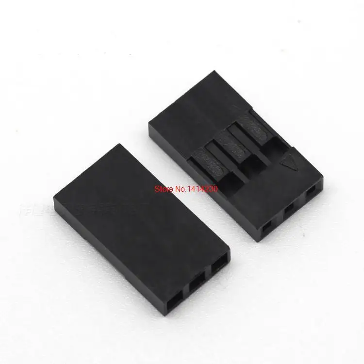 

50Pcs 2.54mm 3pin 3P Pitch Dupont Plastic Shell Head Plug Dupont Housing Pin Header Jumper Wire Housing Connector