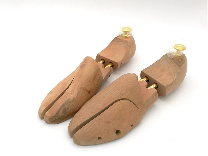 Одна пара носилок для обуви деревянная обувь дерево формирователь стойки деревянные регулируемые туфли-лодочки на плоской подошве сапоги эспандер деревья размер унисекс поддержка обуви