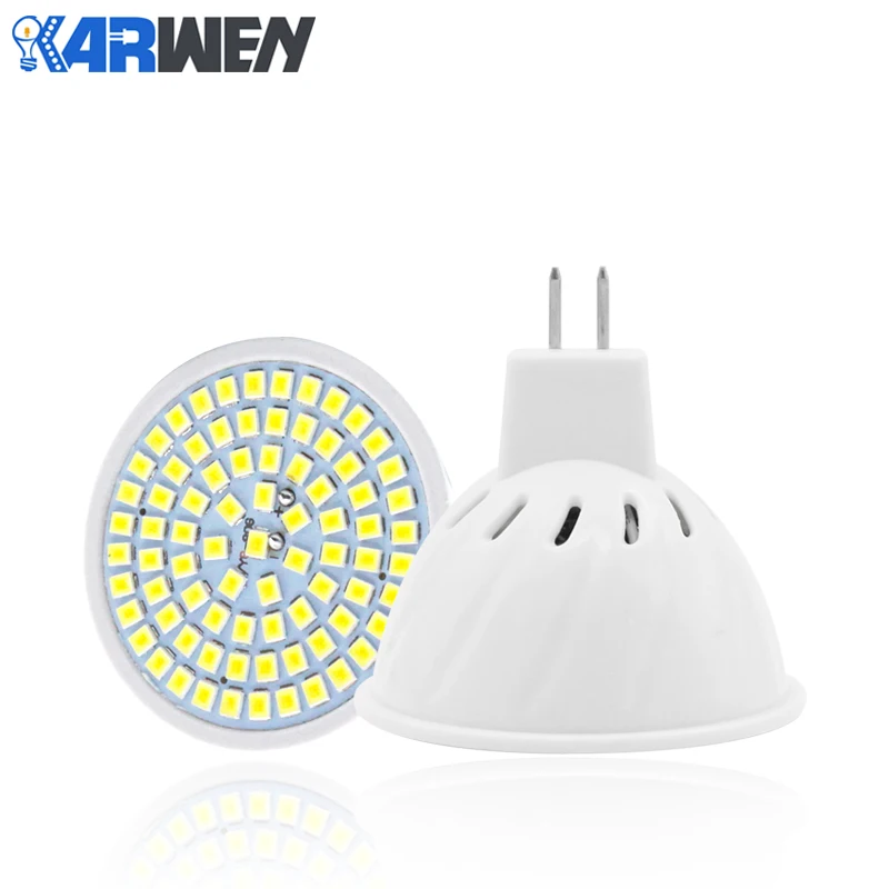 KARWEN GU10 MR16 E27 E14 LED Bulb AC220V Bombillas LED Lamp SMD 2835 Spotlight 48 60 80 LEDs Lampara Luz 10pcs/lot KARWEN GU10 MR16 E27 E14 LED Bulb AC220V Bombillas LED Lamp SMD 2835 Spotlight 48 60 80 LEDs Lampara Luz 10pcs/lot