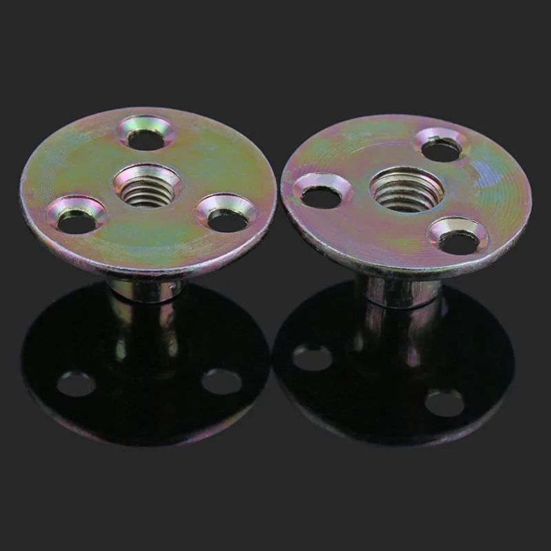 Железные гайки 2PCS M8 M10 мебель запорные с тремя отверстиями|nut nut|m10 nutnut m10 |