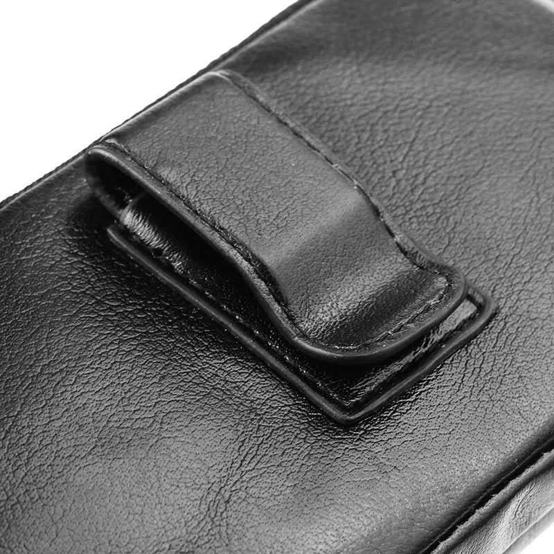 LoveCase Real leather Full phone bags Cover Waist case Belt Clip Flip wallet For iphone X 5s 6 6s plus 7 8 plus under 5.7 inch