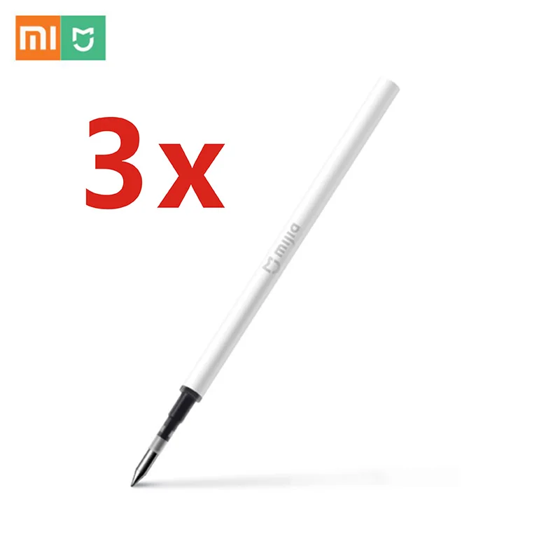 

3Pcs New Original Xiaomi Mijia Sign Pen Ink MI Pen 9.5mm Signing Pen PREMEC Smooth Switzerland Refill MiKuni Japan Ink