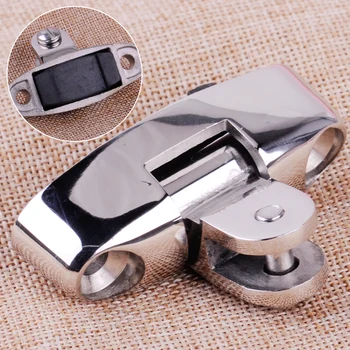 

DWCX 316 Stainless Steel Marine Boat Bimini Top Swivel Deck Hinge + Rubber Pad For Yachts Caravans Campervans Campervans