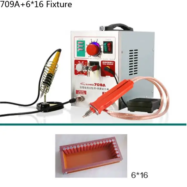 SUNKKO 709A импульсный точечный сварочный агрегат 1,9 кВт светодиодный импульсный lith Аккумуляторный аппарат для точечной сварки точечная