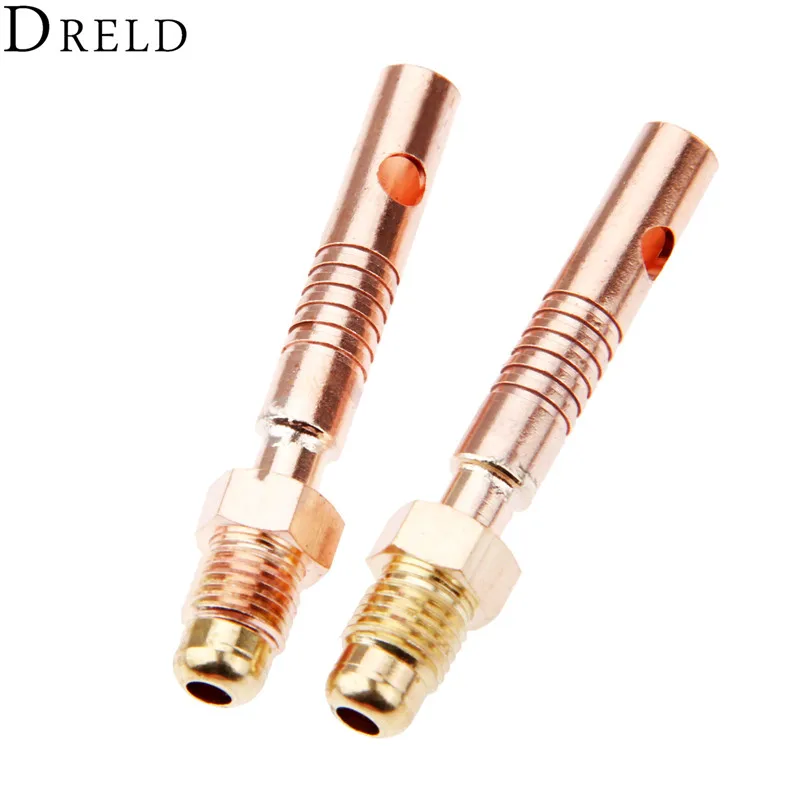  DRELD 2pcs 57Y10 Gas & Power Cable Adapter FIT for WP-17 WP-9 WP-24G 24W TIG Welding Torch Welding 