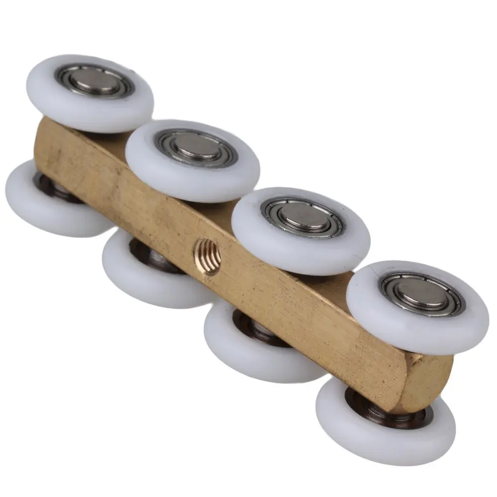 21mm-Spacing-Solid-Copper-8-Wheels-Shower-Bathroom-Glass-Sliding-Door-Hanging-Wheel-Roller-Pulley-With (1)