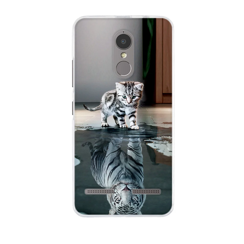 Чехол для Lenovo K6 Power K33a42 5 0 дюйма чехол с рисунком задняя крышка из ТПУ мягкий