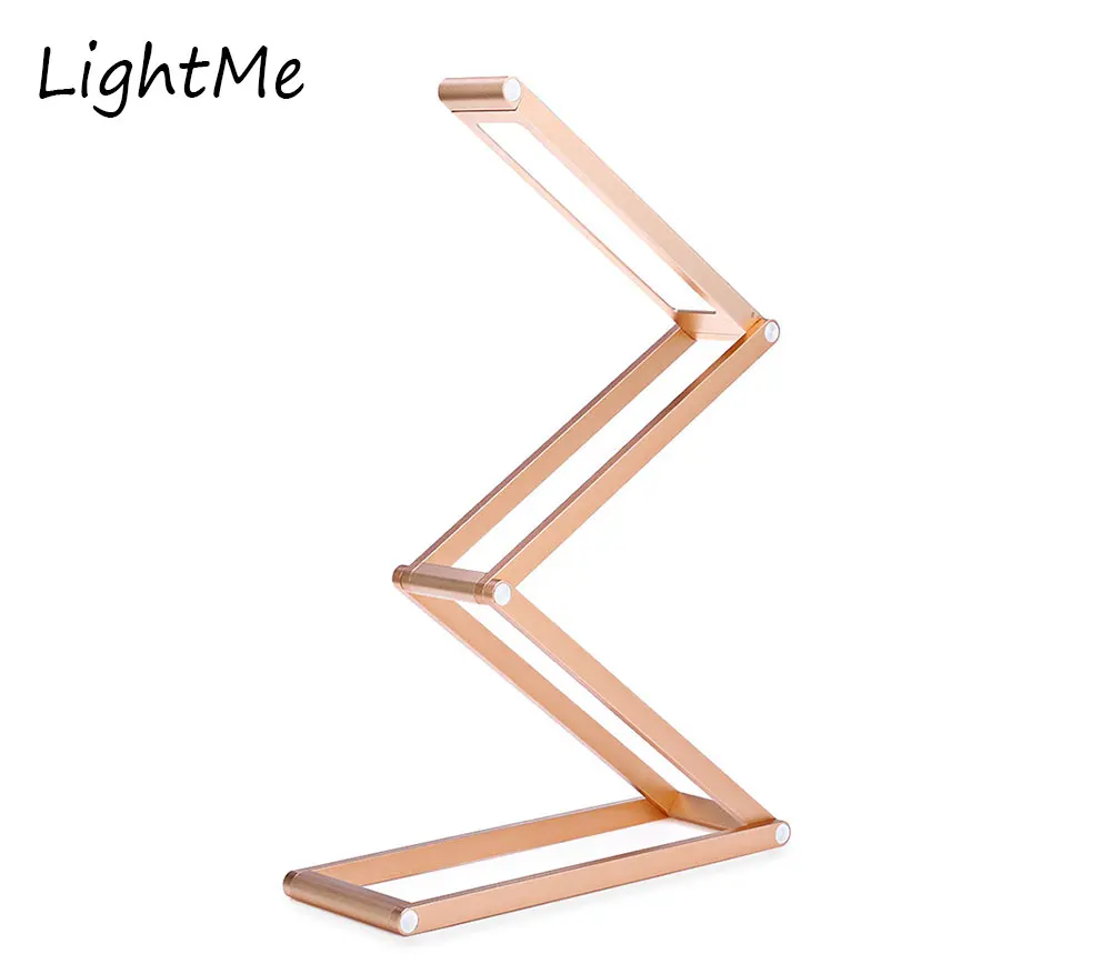 

Lightme LED Desk Lamp Transformers Table Lamp With 360 Degree Folding Arms 2 Different Brightness Level Outdoor Camping Light
