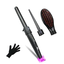 3 в 1 бигуди для волос уход за волосами Плойка для завивки волос электрическая плойка для завивки волос сменный выпрямитель для волос щетка расческа набор быстрого нагрева