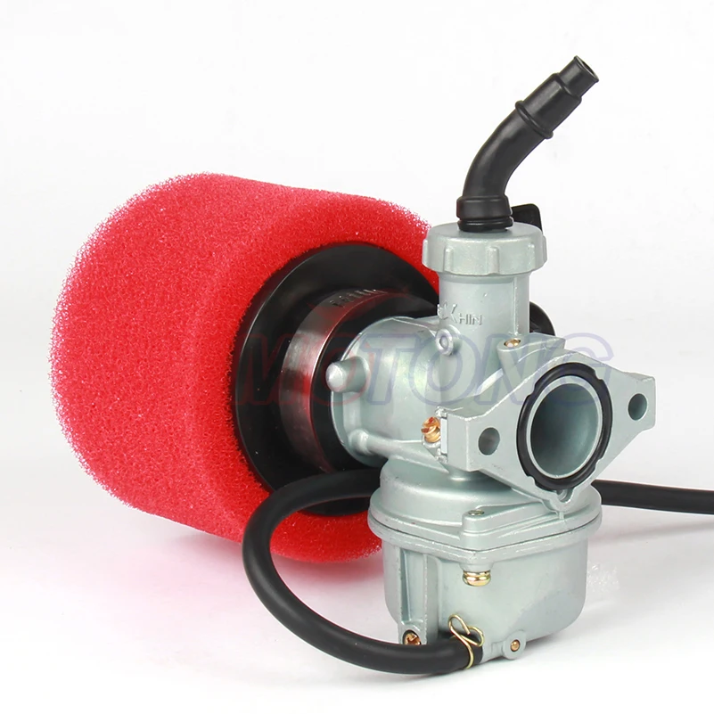 Карбюратор двигателя PZ22 22 мм и воздушный фильтр 38 для Keihin 125cc KAYO Apollo Bosuer XMoto Kandi