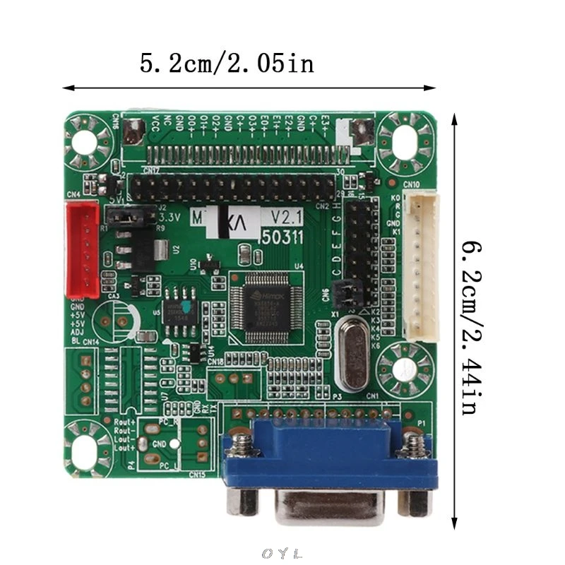 Плата драйвера MT561-B Универсальный LVDS ЖК-монитор контроллер экрана 5V 10-42 "ноутбук компьютер diy части комплект