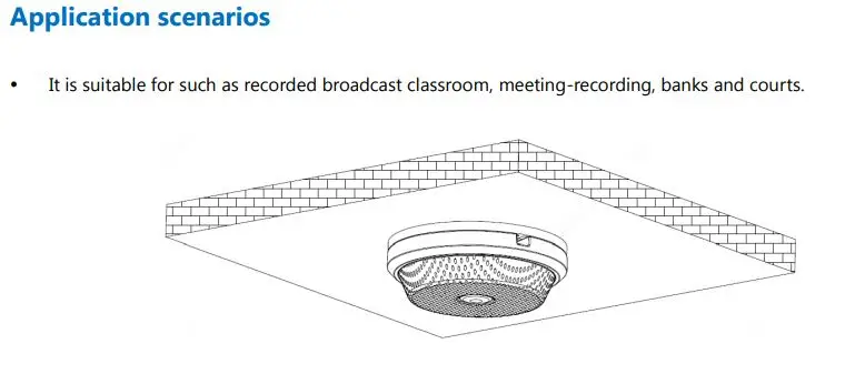 Dahua cctv Микрофон HAP320 Hi-fidelity звукосниматель металлический монитор аудио DH-HAP320 для Dahua IP камеры