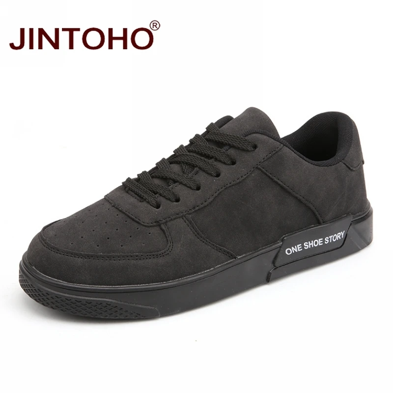 JINTOHO/большие размеры; дышащая мужская повседневная обувь; брендовая модная мужская обувь; повседневная мужская обувь для взрослых; черные мужские кроссовки; обувь