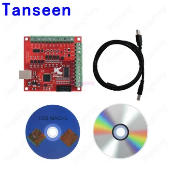 

CNC USB MACH3 100Khz Breakout Board 4 Axis Interface Driver Motion Controller