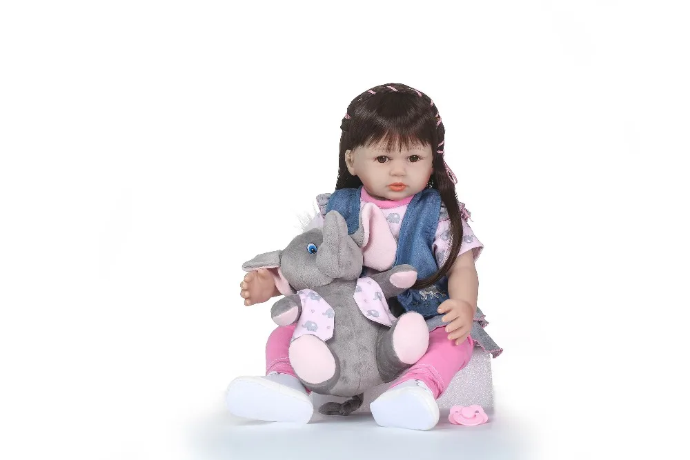 NPK Высококачественная виниловая силиконовая кукла-Реборн, игрушка для новорожденных девочек, кукла принцессы, подарок на день рождения, праздник, игровой домик для сна, игрушка