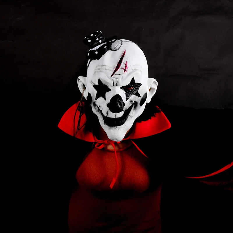 H& D Хэллоуин ужас подростков убийца Клоун Маска для женщин мужчин Дети страшные маскарадные костюмы